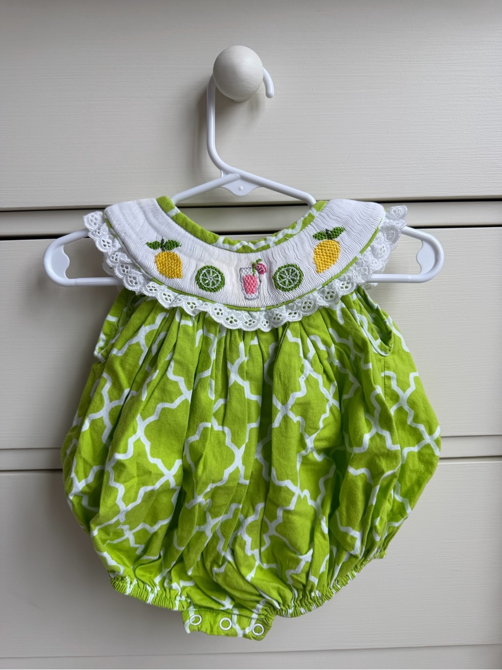Babeeni Lemonade Smocked Bubble